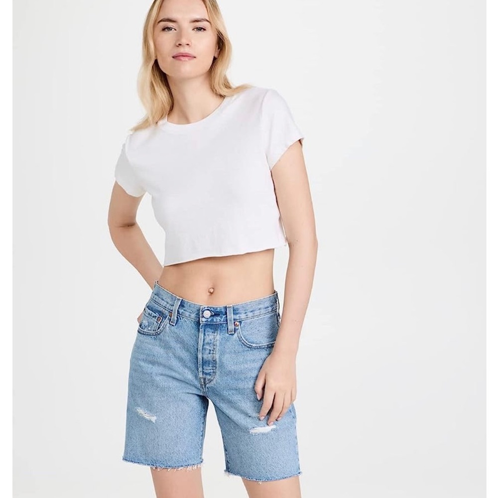 Levi's Women's 90's 501 Light Washed Denim Shorts